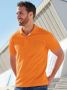 Lacoste Poloshirt 100% katoen model L1212 Van oranje - Thumbnail 2