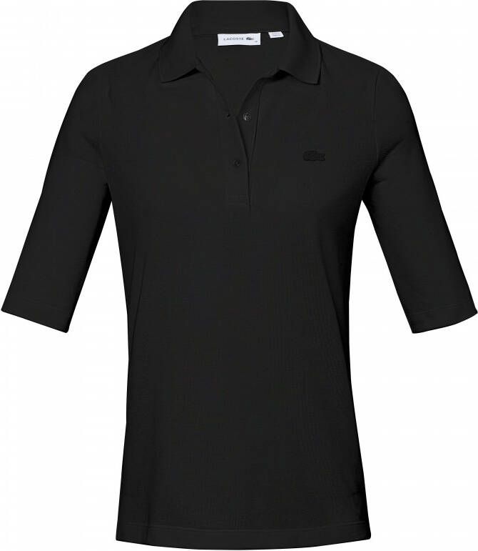 Lacoste Poloshirt met harmonieus gekleurd logo op borsthoogte