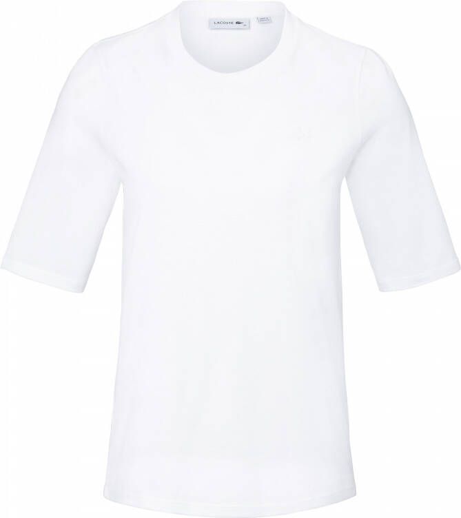 Lacoste Shirt met ronde hals met harmonieus gekleurde logopatch - Foto 3