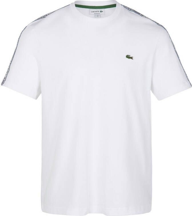 Lacoste Heren Katoenen T-Shirt White Heren