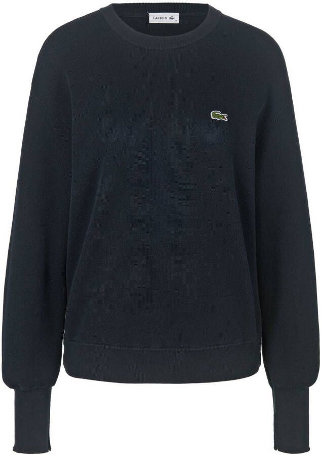 Lacoste Trui met ronde hals met logoborduursel op borsthoogte