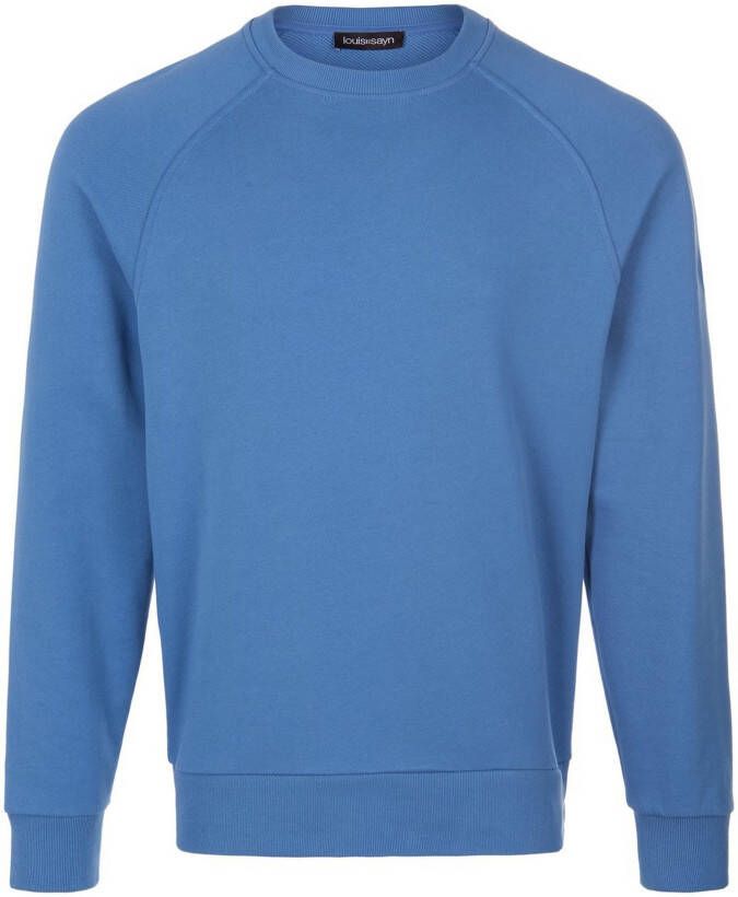 Louis Sayn Sweatshirt 100% katoen raglanmouwen Van blauw