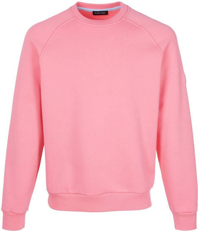 Louis Sayn Sweatshirt 100% katoen raglanmouwen Van pink