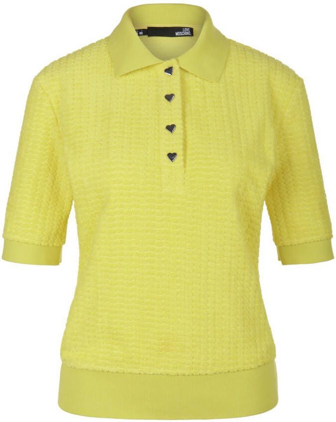Love Moschino Gebreide trui Van geel