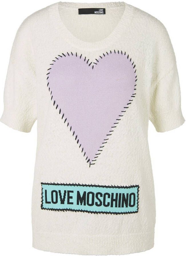 Love Moschino Gebreide trui Van wit