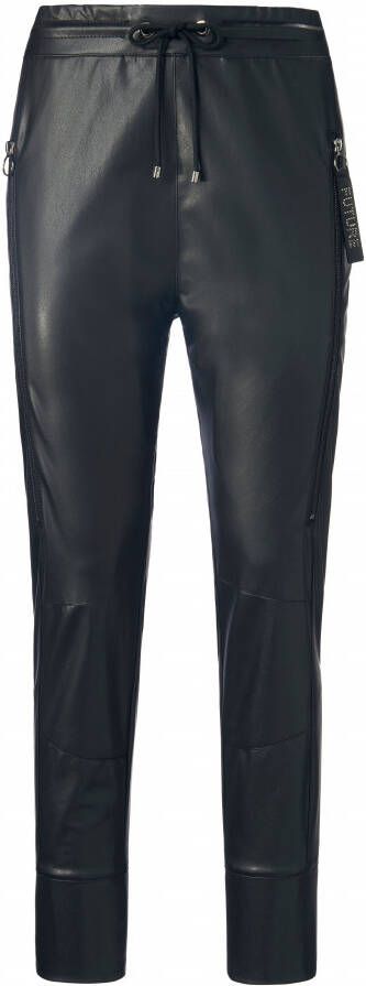 MAC Jogpants Future Leather Grote zakken op beide pijpen - Foto 3