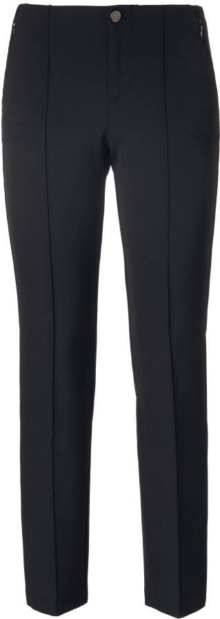 MAC Stretchbroek met vaste plooien model 'ANNA ZIP'