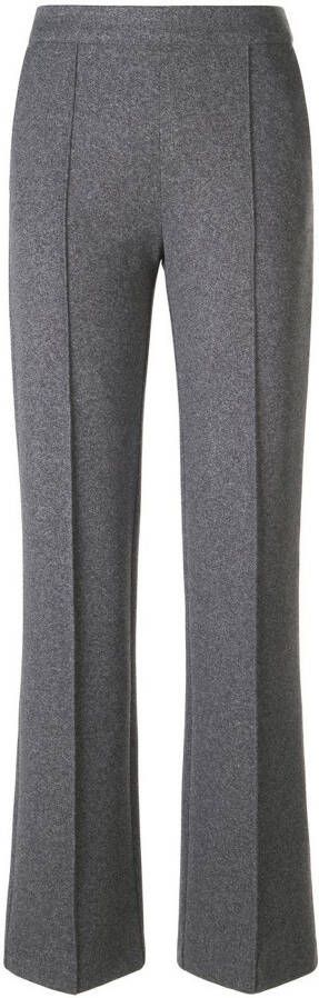 MAC Premium Luxury Jersey Rechte Broek Gray Dames
