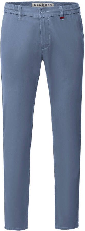 Mac Modern Fit-broek model Lennox Sport Van blauw