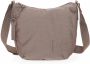 Mandarina Duck Schoudertas Hobo Crossover Van beige - Thumbnail 1