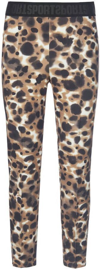 Marc Cain Broek rondom elastische band Van bruin