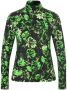 Marc Cain Turtleneck Shirt met Bloemendesign Green Dames - Thumbnail 3