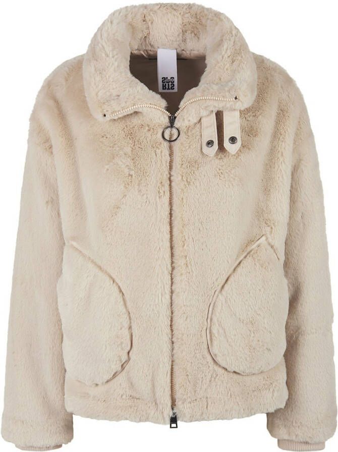 Marc Cain Jas 2-wegritssluiting Van beige