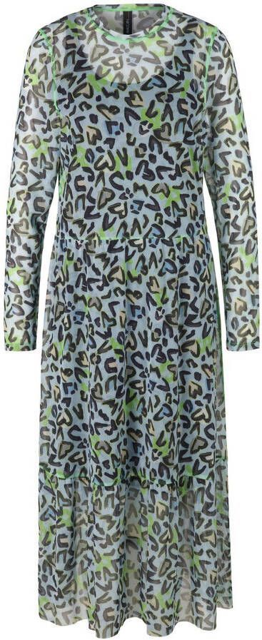 Marc Cain Prachtige Maxi Jurken Collectie Blauw Dames