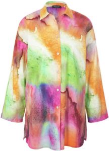 Margittes Lange blouse lange mouwen Van multicolour