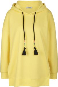 Margittes Sweatshirt capuchon Van geel