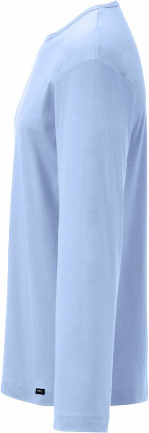 Mey Shirt met lange mouwen en geribde ronde hals model 'ciel'