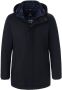 Milestone Getailleerde parka afritsbare capuchon Van blauw - Thumbnail 1