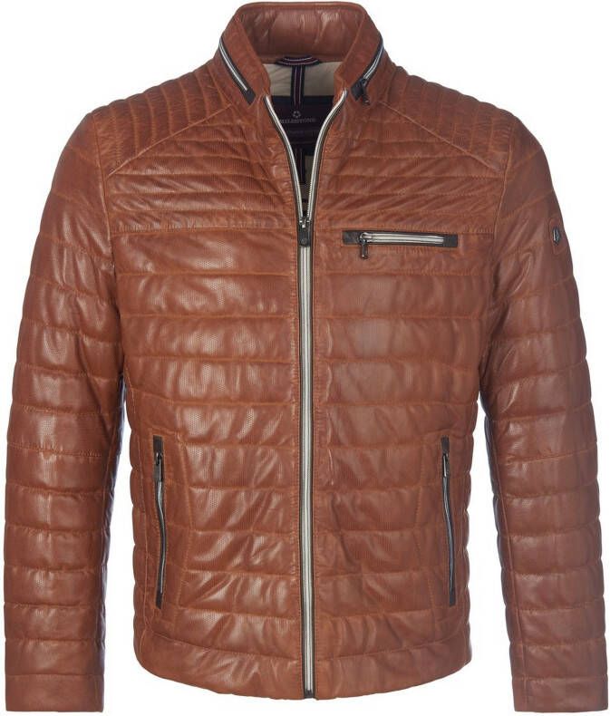 Milestone Leren jack Van bruin
