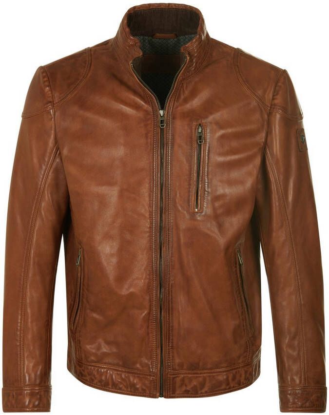 Milestone Leren jack Van bruin