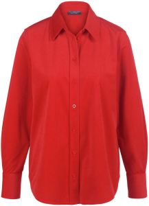 MYBC Corduroy-blouse lange mouwen Van rood