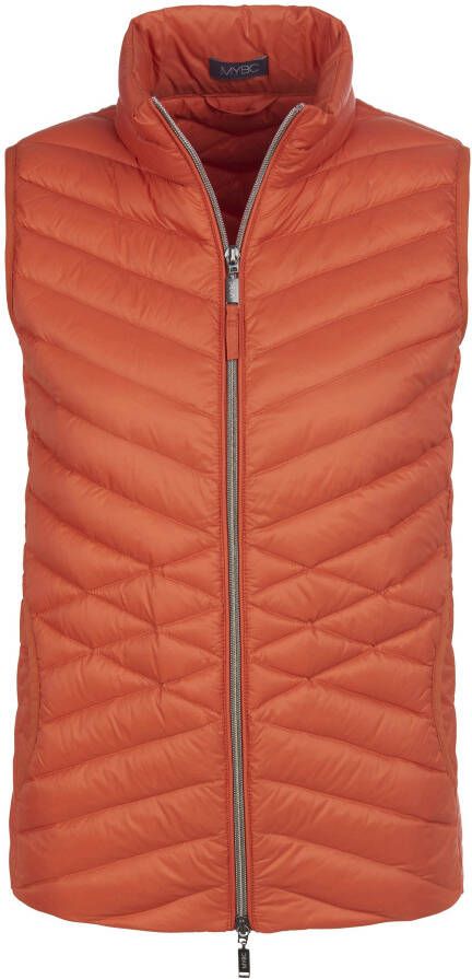 MYBC Donzen bodywarmer deelbare ritssluiting Van oranje