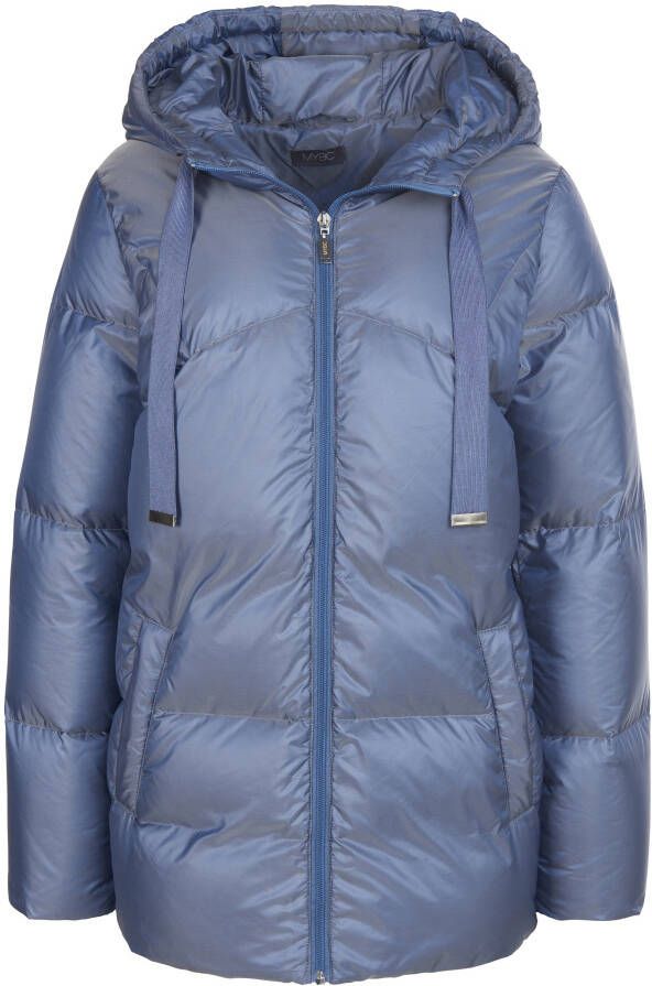 MYBC Donzen wattéjasje capuchon Van blauw