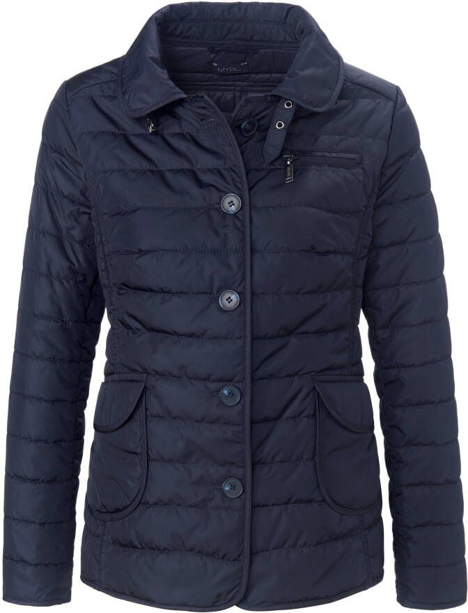 MYBC Gewatteerde jas knoopsluiting Van blauw