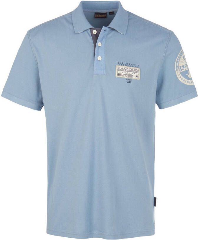 Napapijri Poloshirt Van blauw