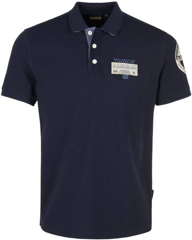 Napapijri Poloshirt Van blauw