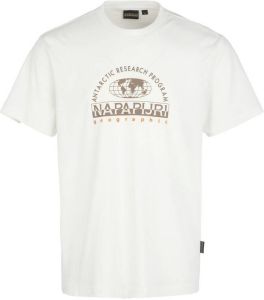 Napapijri Men's T-shirt Wit Heren