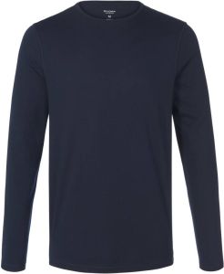 Olymp Body Fit-shirt ronde hals en lange mouwen Van Level 5 Five blauw