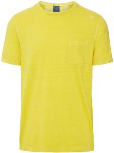 Olymp Shirt ronde hals en korte mouwen Van geel