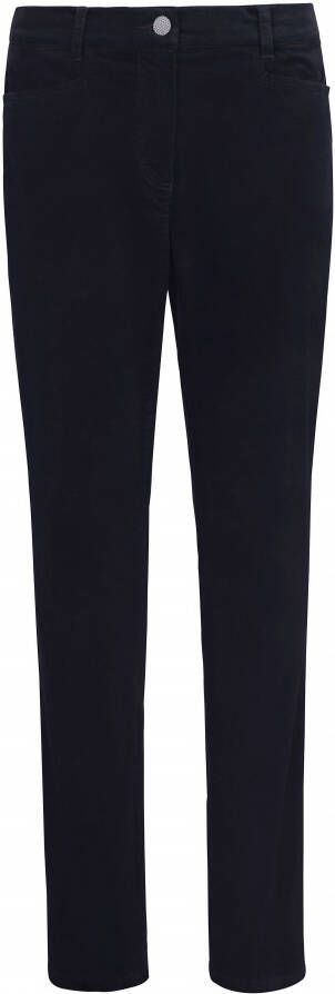 Peter Hahn Broek sportfluweel Van blauw