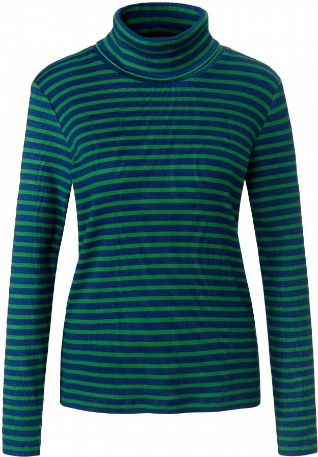 Peter Hahn Colshirt lange mouwen Van blauw