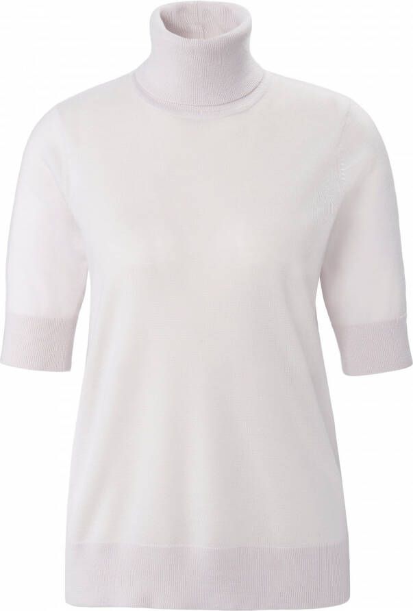 Peter Hahn Coltrui 100% scheerwol korte mouwen Van beige