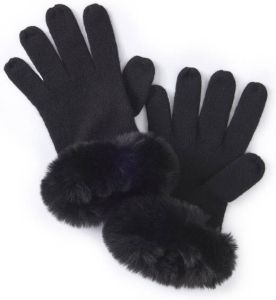 Peter Hahn Handschoenen Van Cashmere zwart