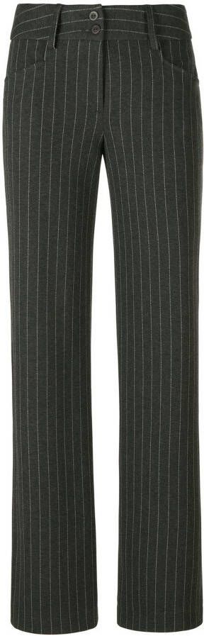 Peter Hahn Jersey broek pasvorm Cornelia Van grijs
