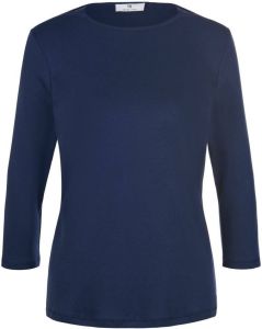 Peter Hahn Shirt 100% katoen Van blauw