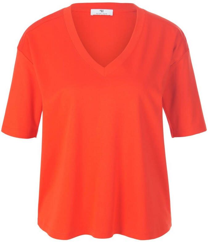 Peter Hahn Shirt 100% katoen Van rood