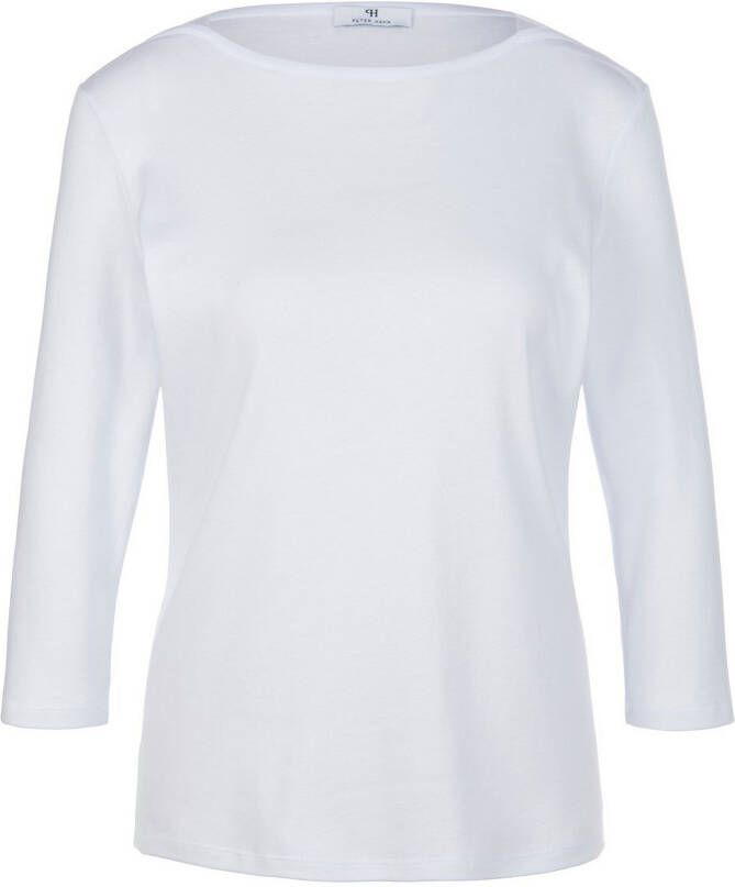 Peter Hahn Shirt 100% katoen Van wit