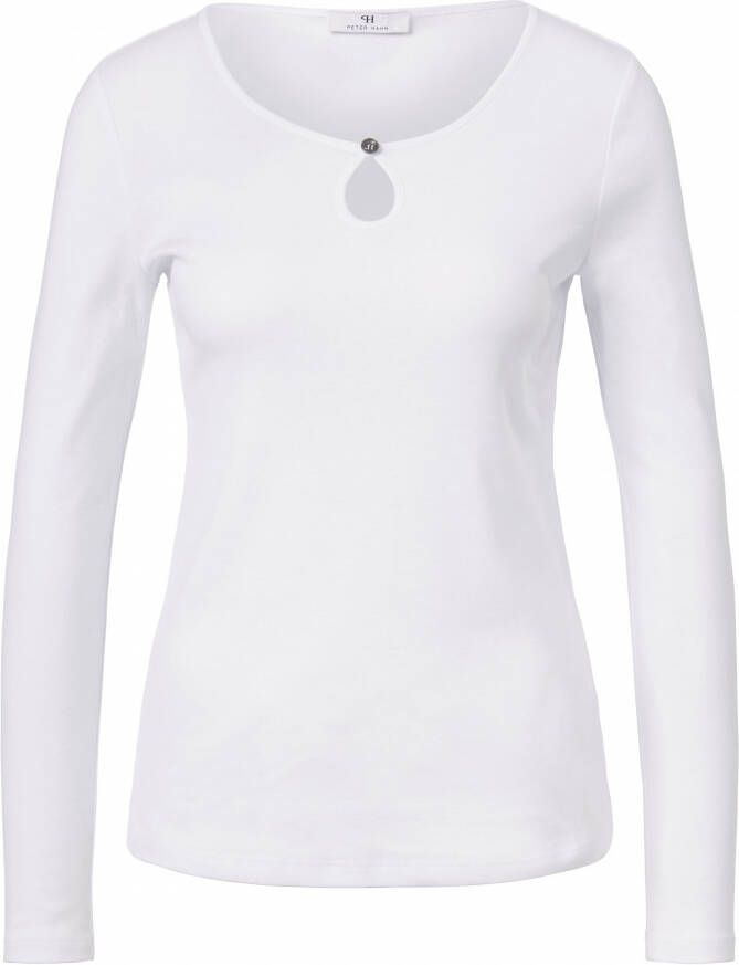 Peter Hahn Shirt 100% katoen Van wit