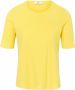 Peter Hahn Shirt 100% Pima Cotton ronde hals Van geel - Thumbnail 1