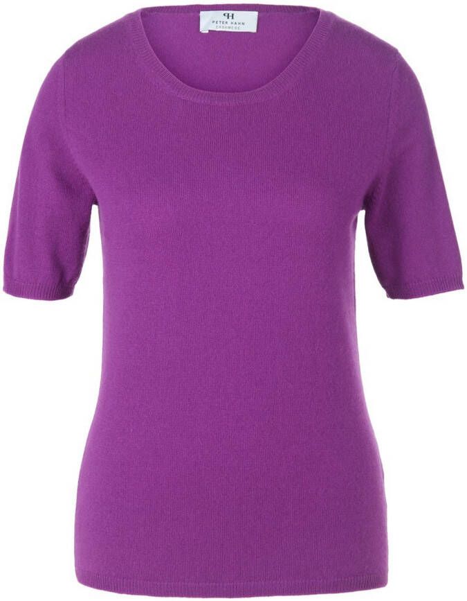Peter Hahn Trui model Rieke 100% kasjmier Van Cashmere paars