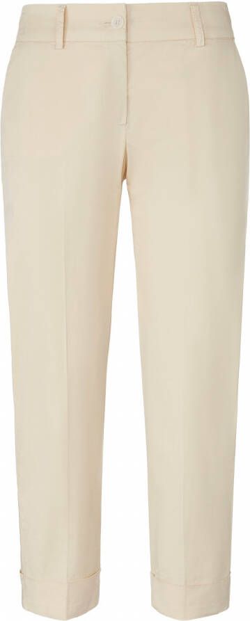 Raffaello Rossi 7 8-broek model Dora in chino-stijl Van beige