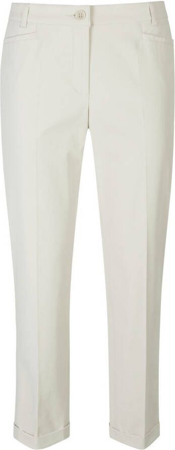 RAFFAELLO ROSSI Regular fit stoffen broek met verkort model