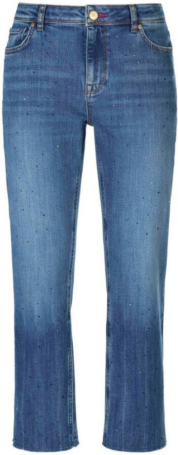 Raffaello Rossi 7 8-jeans model Vic Cropped Sparkle Van denim