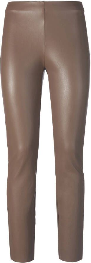 RAFFAELLO ROSSI Skinny fit broek in leerlook model 'RESA'