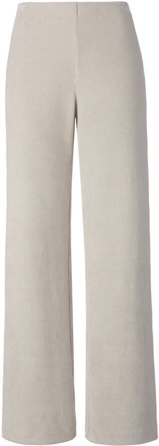 RAFFAELLO ROSSI Wide leg stoffen broek met structuurmotief model 'ELAINE'