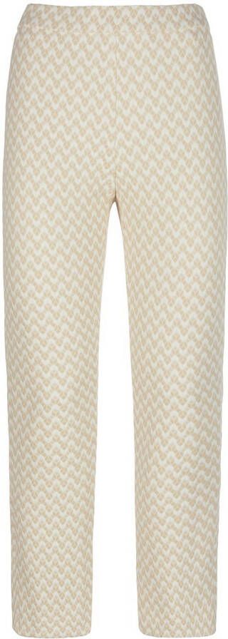 Raffaello Rossi Jersey 7 8-broek model Macy Van beige